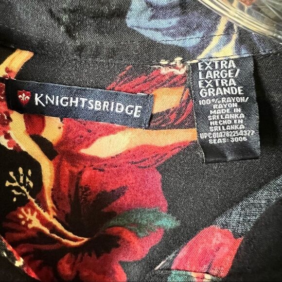 Knightsbridge Hibiscus Hula Girl Hawaiian Shirt - Picture 4 of 7